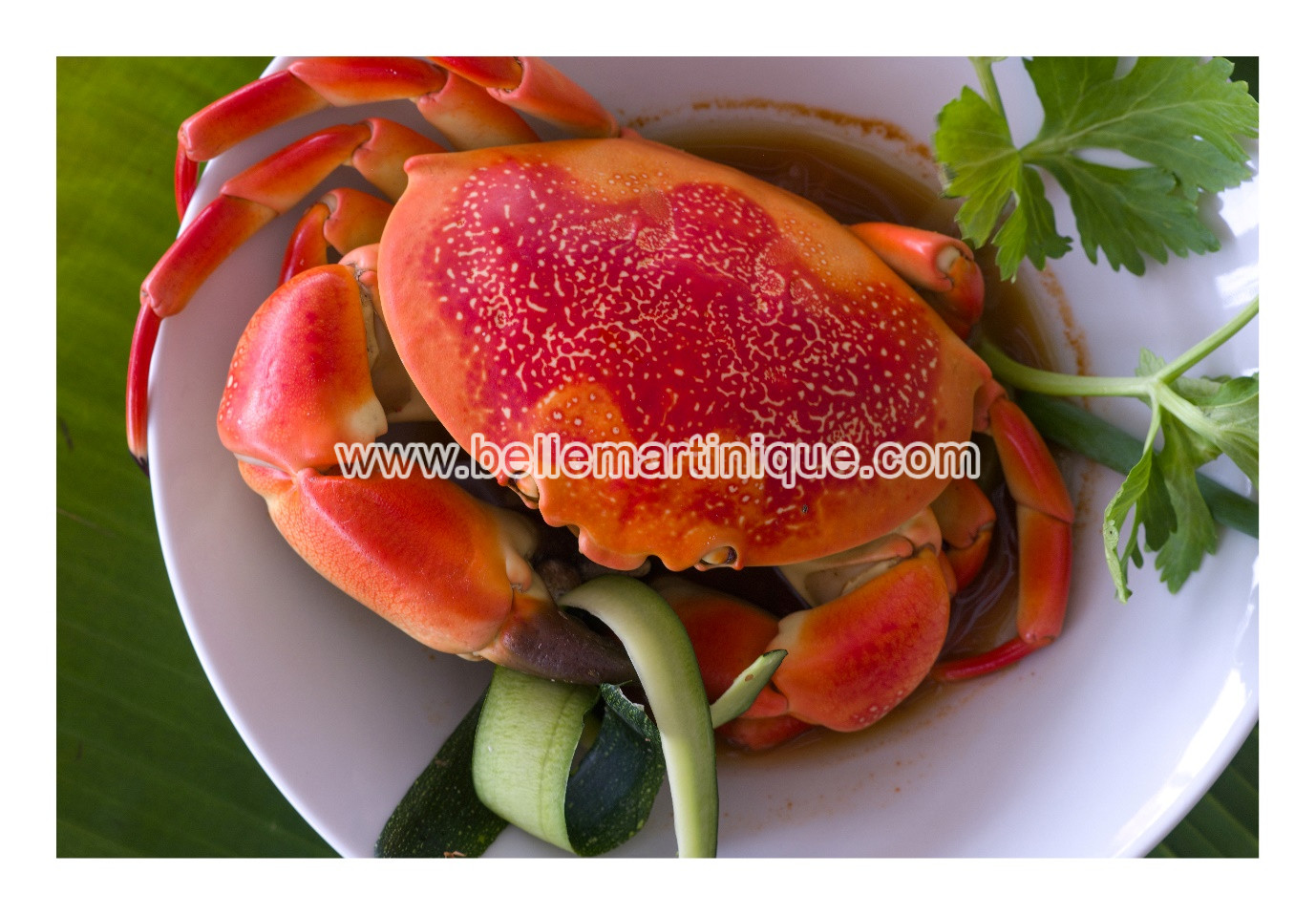 Soupe de crabe (Chef Henri NUMES REZENDE Restaurant – Le Flamant Rose – Le François)