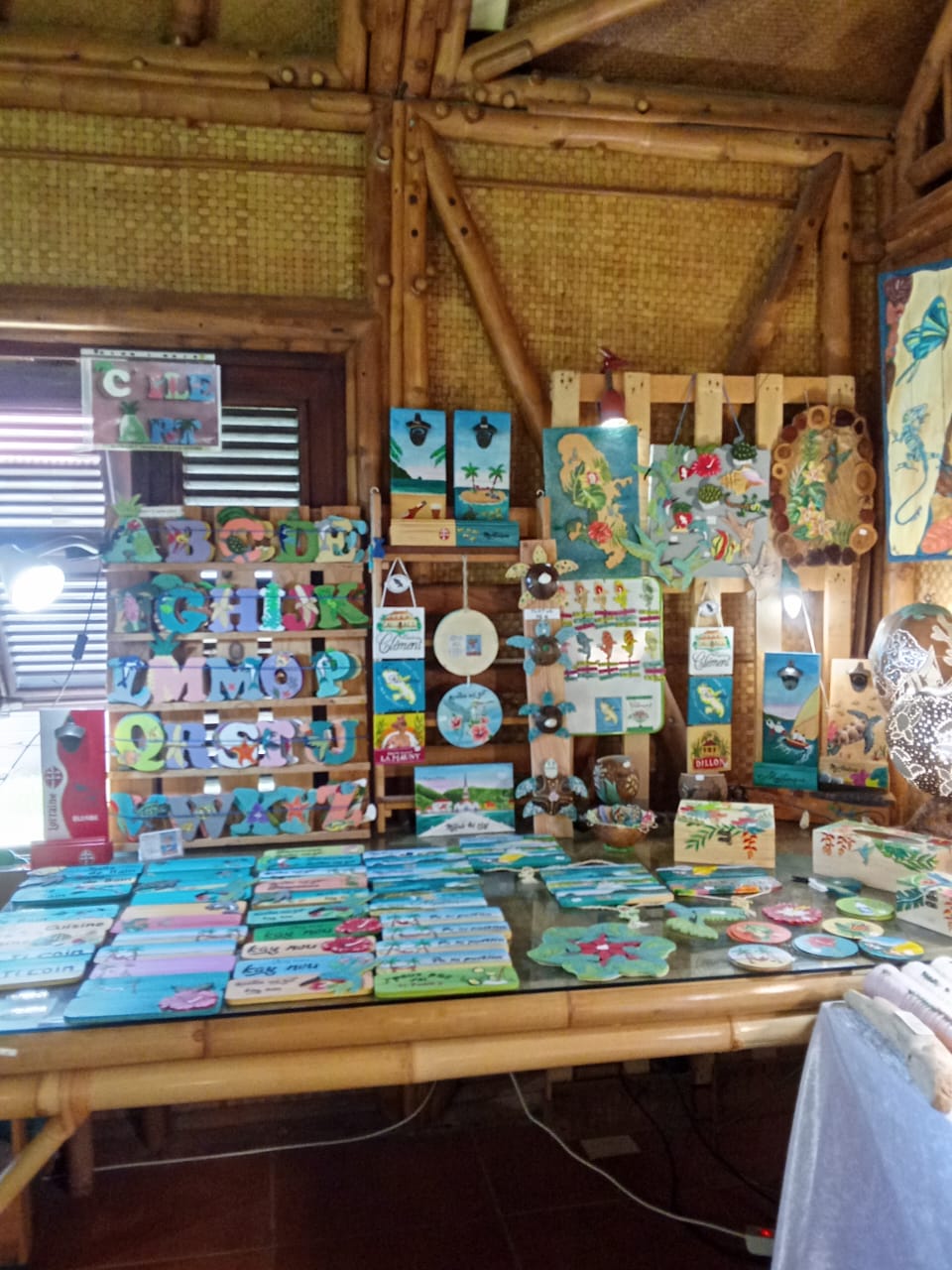 La Maison du Bambou - Artisanat - Galerie d'art - Riviere Pilote - Martinique - Antilles - Caraibes